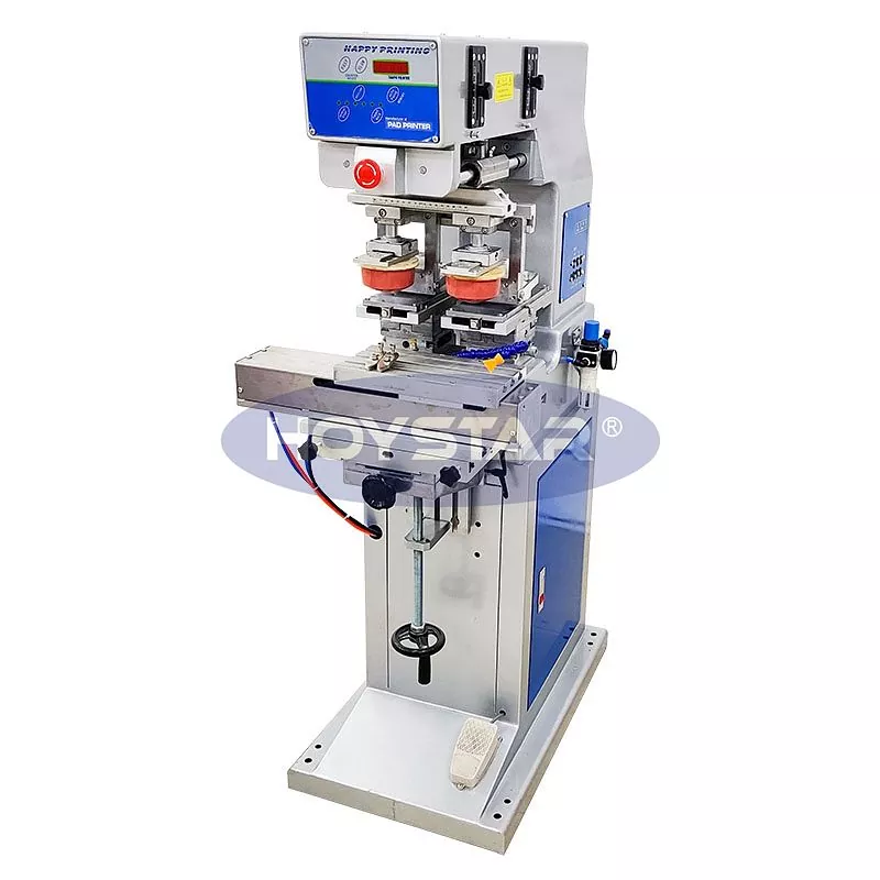 ஷட்டில் ஒர்க்டேபிள் கொண்ட இரண்டு வண்ண பேட் பிரிண்டர் எப்படி உற்பத்தித் திறனை மேம்படுத்துகிறது